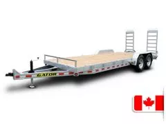 Remorque Plateforme Galvanisée 83 x 20 (18+2) - 10000lbs